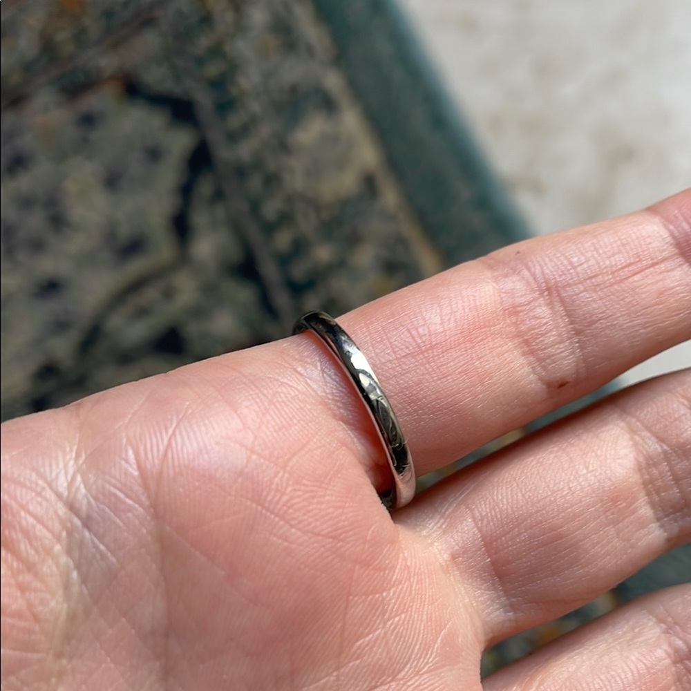 🖤5/$25 Elegant Silver size 8 zircon Diamond Ring - Picture 6 of 16